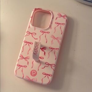 Loopy Case Pink Bow Phone Case